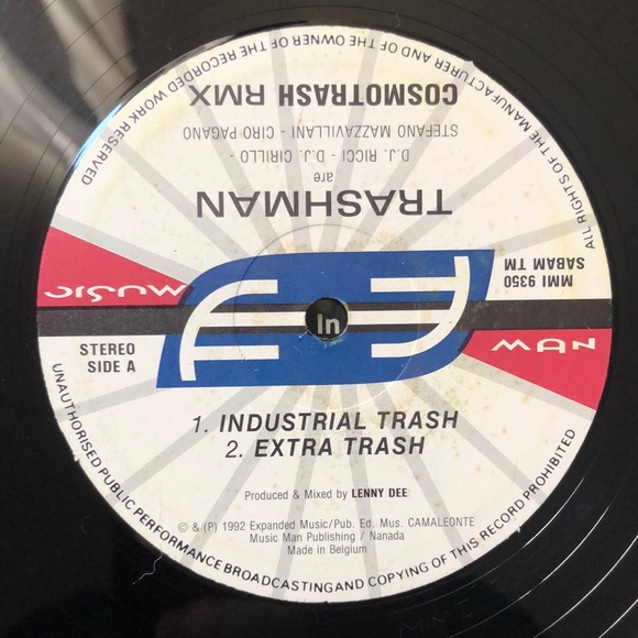 Trashman Cosmotrash RMX Vinyl Lp '92 - Picture 2 of 4